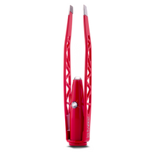 Load image into Gallery viewer, La-Tweez Pro Illuminating Tweezers Red with Diamond Dust Tips